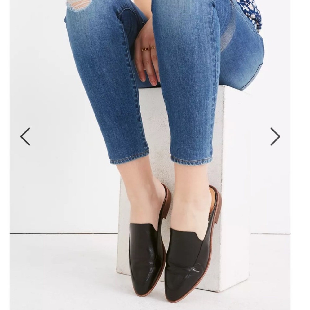 The Frances Loafer Mule in Leather